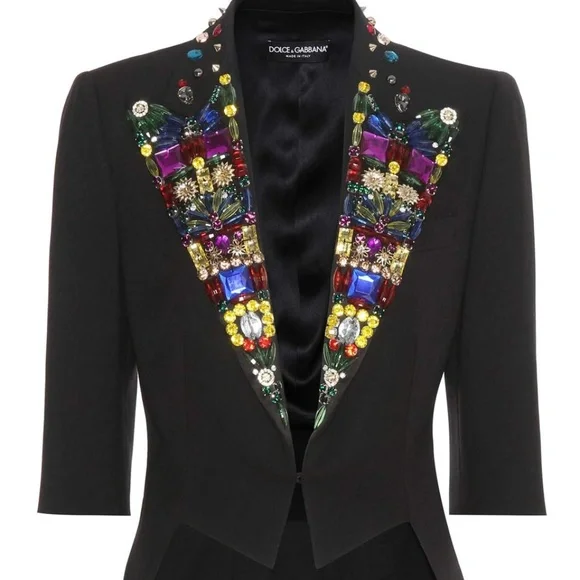 Dolce & Gabbana colorfully embellished edgy blazer - Picture 1 of 4